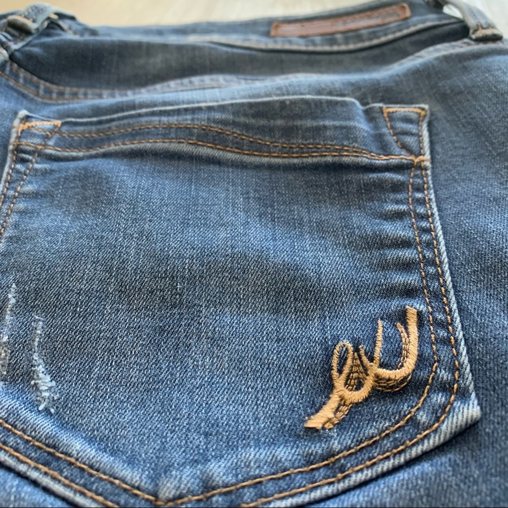 EXPRESS | Skinny Mid Rise Jeans - Picture 3 of 9